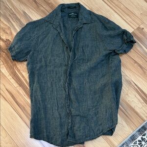 Rodd & Gunn Dark teal blue- green  Casual Button Down Shirt
